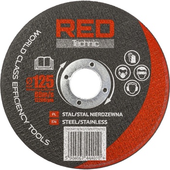 Red Technic Kotouč řezný 125 x 1,0 x 22,2 mm RTTDM0102