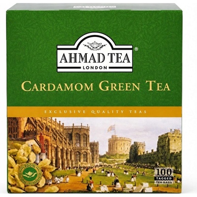 Ahmad Tea Zelený čaj s kardamónom 100 vrecúšok