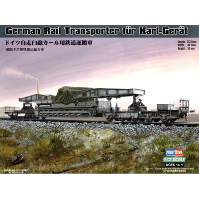Hobby Boss German Rail Transporter für Karl-Gerät Karl-Gerät not included 1:72