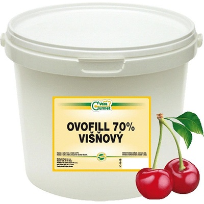 Vera Gurmet OVOFILL višňový 70% 6 kg