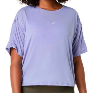 Asics Дамска тениска Asics Women's Nagino Run Adjustable S/S Top Running shirt - Bluebell - размер XL (916-4756-0415)
