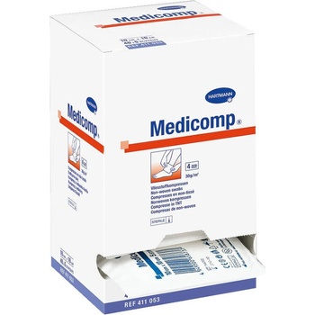 HARTMANN Medicomp cтерилни компреси , опаковани 4 дипли 5cm x 5cm 25x2 бр