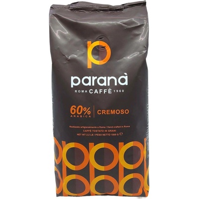 Parana Caffe Směs Káva 60% Cremoso obilné kávy 1 kg