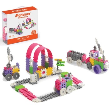 Marioinex MINI WAFLE 140 ks Konštruktér dievčatá