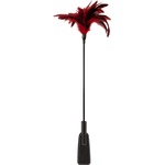 Guilty Pleasure BDSM Feather Crop Black-Red