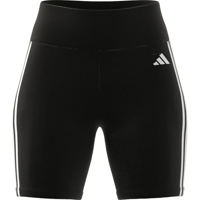 adidas Дамски шорти за бягане adidas Women's TE 3 Stripes Short Tight Running tights - Black - размер XS (027-0609-0112)