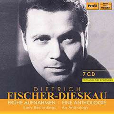 Franz Schubert - Dietrich Fischer-dieskau - Frühe Aufnahmen,eine Anthologie CD