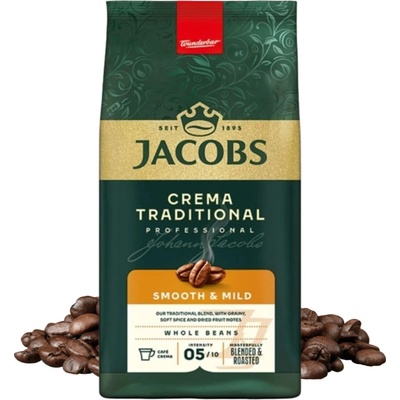 Jacobs Douwe Egberts Jacobs Crema Traditional Smooth Mild káva 1 kg