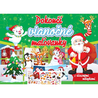 Dokonči vianočné maľovanky