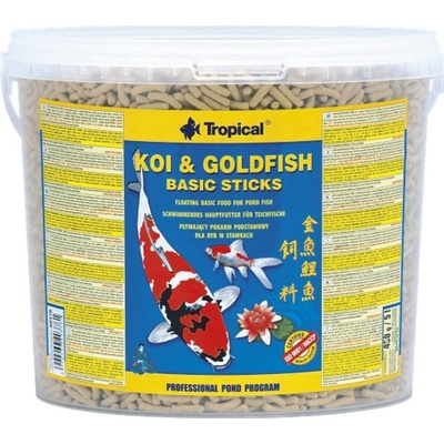 Tropical Pond Koi-Goldfish Basic sticks 5 l