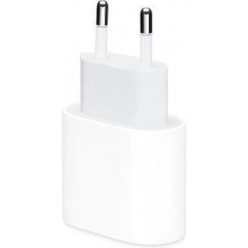 Apple Адаптер Apple за iPhone 13/ Mini/ Pro/ Pro Max, 20W, USB Type-C, Бял (370838)
