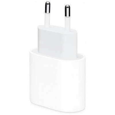 Apple Адаптер Apple за iPhone 13/ Mini/ Pro/ Pro Max, 20W, USB Type-C, Бял (370838)