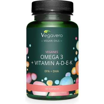 Vegavero Омега-3 + Витамин А, D3, E, K 60 капсули | Vegavero (VV-VITA-352)