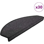 vidaXL Изтривалки за стълби, 30 бр. , 65x24x4 см, антрацит, полукръгли, големи (3365749)