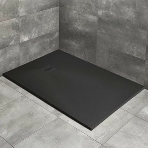 Radaway Kyntos F правоъгълно композитно душ корито 100x80 см черно (HKF10080-54)