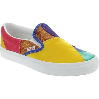 Vans Classic Slip On Pride Patchwork True White