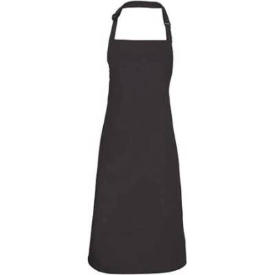 Premier Workwear Klasická zástěra za krk PR150 Charcoal Pantone 6 72x86cm