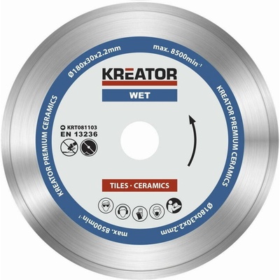 Kreator KRT081103 - Diamantový kotúč celoobvodový 180mm PREMIUM