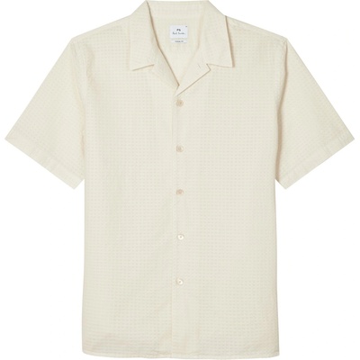PS Paul Smith Риза PS Paul Smith Men's Short Sleeve Plain Shirt - White 04