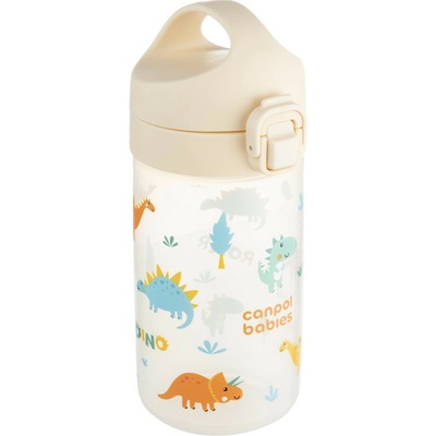 Canpol babies Fľaša pre deti Junior 400 ml béžová