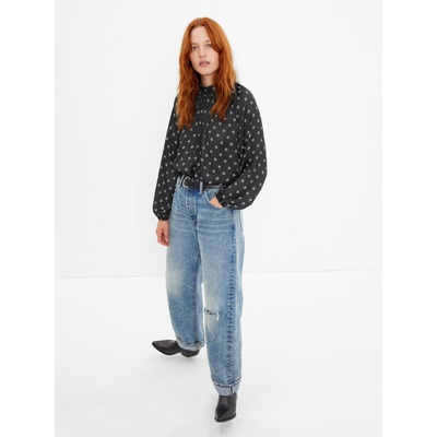 GAP Сатенена блуза GAP GAP | Cheren | ЖЕНИ | XXS