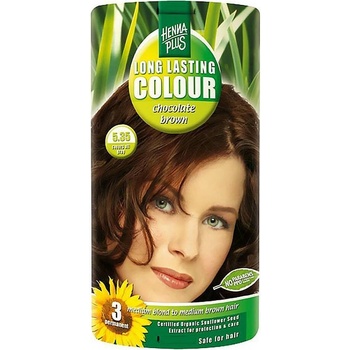 HennaPlus dlouhotrvající barva na vlasy 5.35 čokoládově hnědá 100 ml