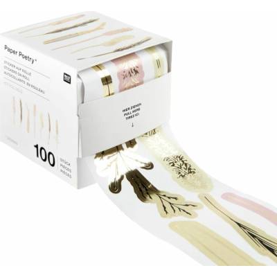 Rico Design samolepky rostliny mix druhů 100 ks