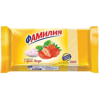 Karmela ВАФЛИ ФАМИЛИЯ 220ГР ЯГОДА
