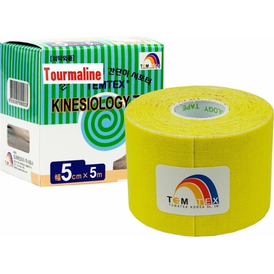 Temtex Tejpovacia páska Tourmaline žltá 5 cm x 5 m