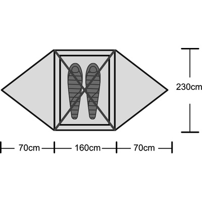 Origin Outdoors Палатка Snugly 2 лица (310848)