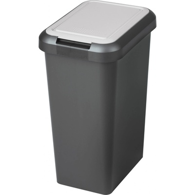 Tontarelli Odpadkový koš Touch & Lift 25 l bílá/černá – Zboží Dáma