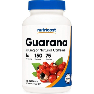 Nutricost Гуарана 500 mg 150 капсули | Nutricost (67068 (260101) NC)