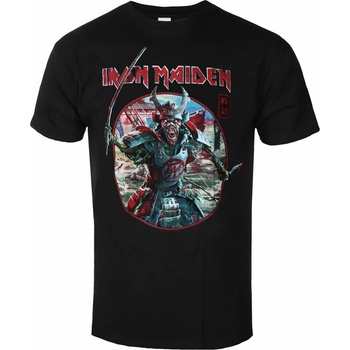 Image 1 of ROCK OFF мъжка тениска Iron Maiden - Eddie Warrior Circle BL - ROCK OFF - IMTEE137MB