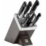 ZWILLING Комплект ножове с блок FOUR STAR, 6 бр. , с ножица, Zwilling (ZW35145000)
