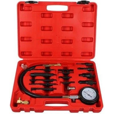 Sada pro testování komprese naftových motorů MECHANIC ENGINE TESTER 23, 0-70bar, 23ks SIXTOL