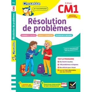 Résolution de problèmes CM1 - Cahier de soutien nouveau programme (2025)