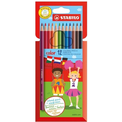 STABILO Комплект цветни моливи, Stabilo, 12 цвята (ST1912/77-11)
