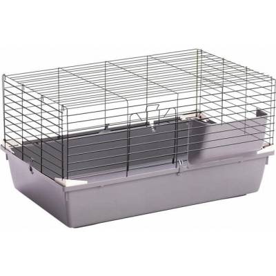 Klec Panama pro hlodavce a králíky CAVIA šedá 75 x 47 x 43 cm