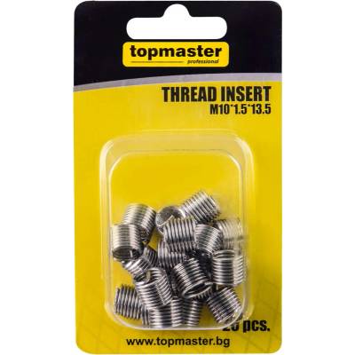 Topmaster Professional Резбови приставки M10*1.5*13.5, 20бр. Topmaster Professional (339708)