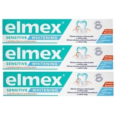 Elmex Sensitive Professional Gentle Whitening zubná pasta 3 x 75 ml