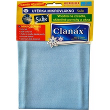 Clanax Utierka švédska SAFÍR na sklo 40 x 40 cm 290 g mikrovlákno 1 ks