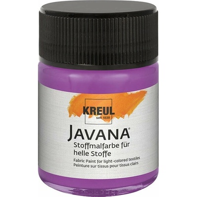 Javana farba na svetlý textil 50 ml orgovánová