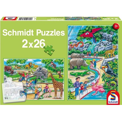 Schmidt Den v zoo 2 x 26 52 dílků