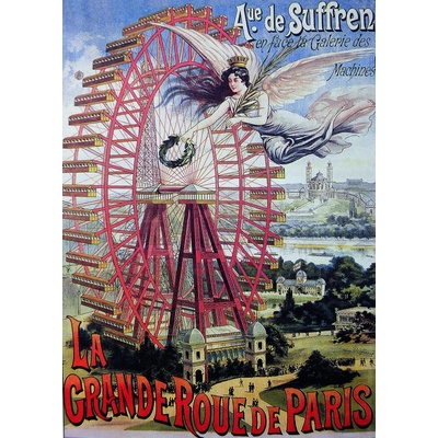 D-Toys - Puzzle La Grande Roue de Paris - 1 000 piese