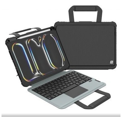 Nillkin Bumper GO Keyboard Case Backlit Version iPad 11 2024 6902048281677 Black