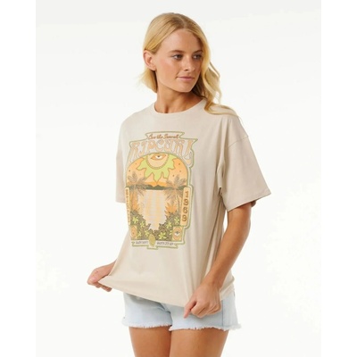 RIP CURL tričko Slow Down Heritage Tee Natural 31