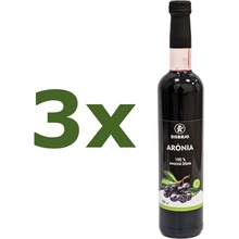 Dobrio Arónia 100% ovocná šťava 3 x 500 ml
