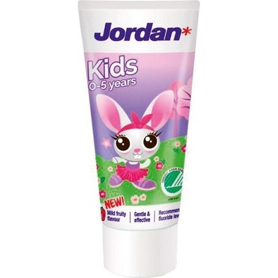 Jordan Kids pre deti 0-5 rokov jemná s fluoridom 50 ml