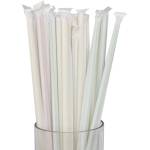 Horecano BARWARE-Сламки PVC ф0.6х19.7cm 200бр. БЕЛИ (HC-931003) (01931003)
