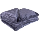 Homeville deka mikroplyš tmavě šedá 150x200